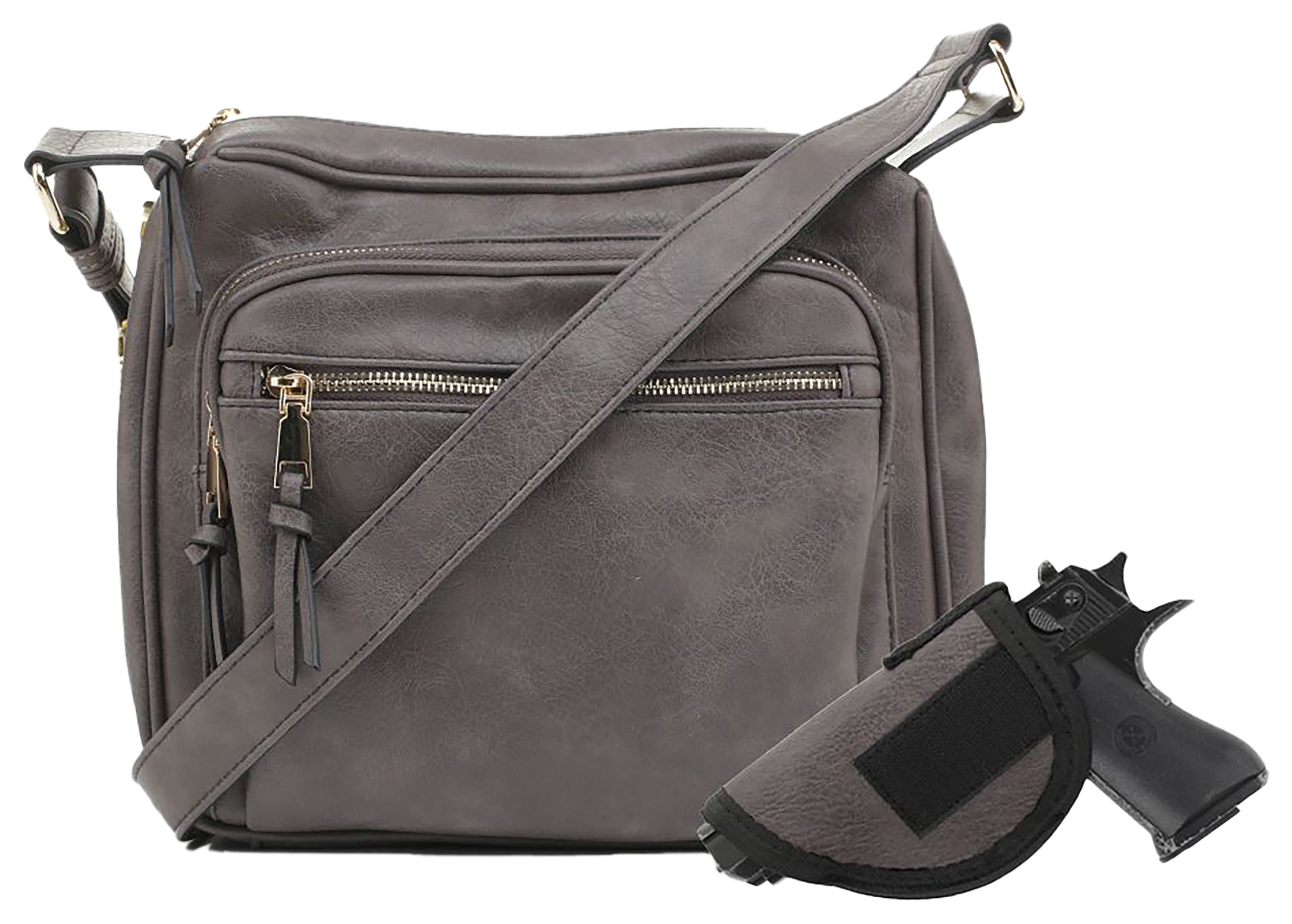 Jessie & James Handbags Brooklyn Concealed Carry Lock and Key Crossbody